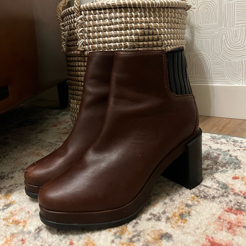 Sorel Margo Chelsea Boots with Chunky Heel